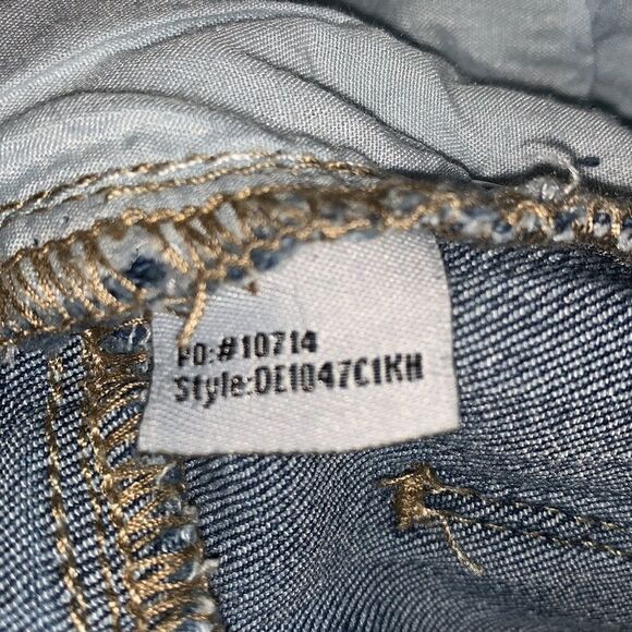 Indigo Rein Destructed Skinny Jeans Size 5 Juniors - Picture 8 of 11